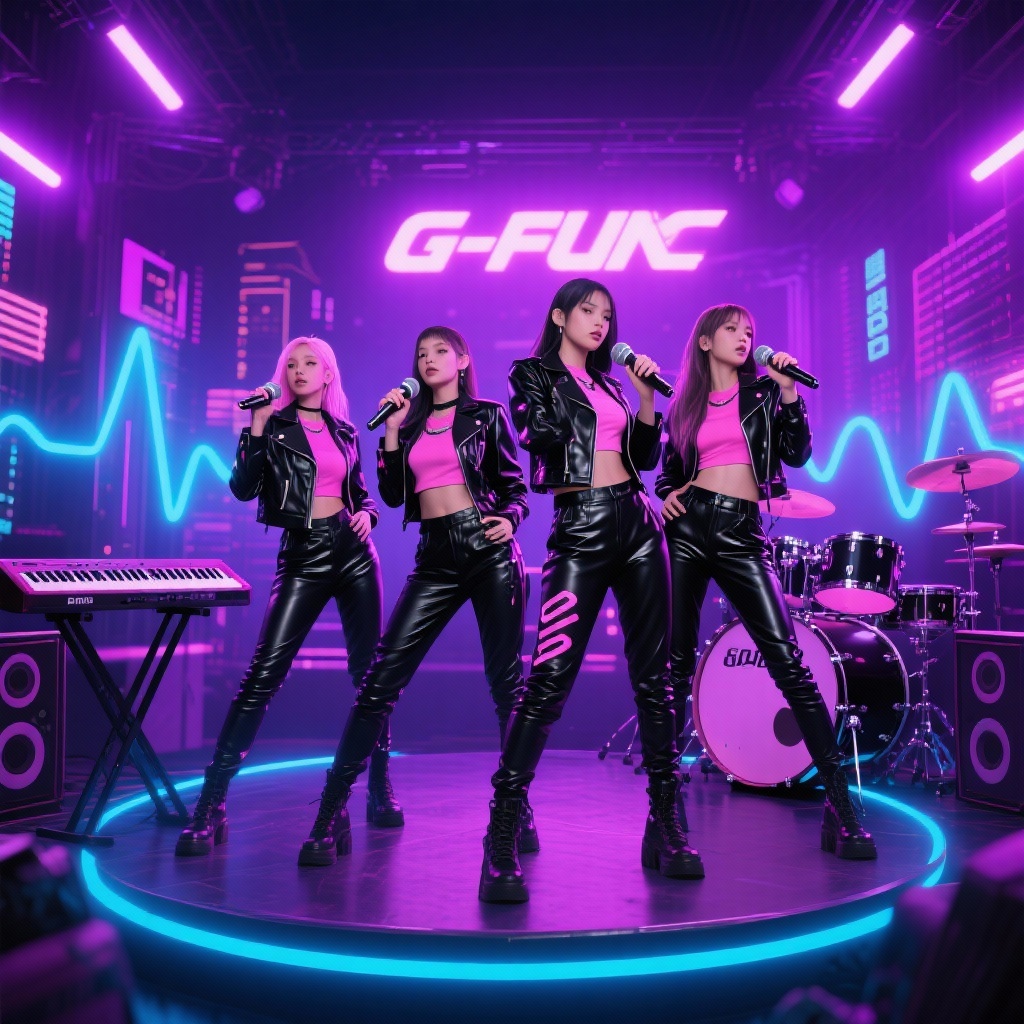 불타는 소녀 (Burning Girl) - AI音乐作品封面