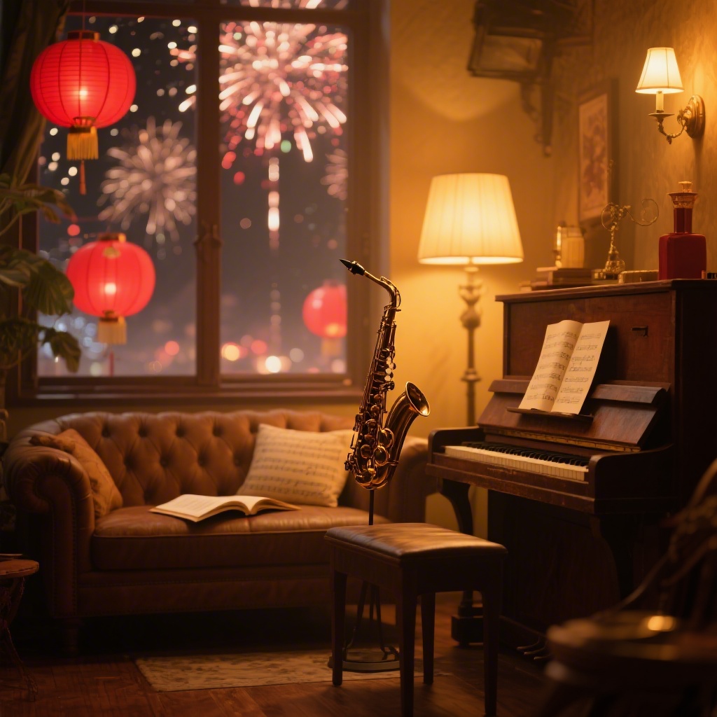 烟火里的新年 - AI音乐作品封面