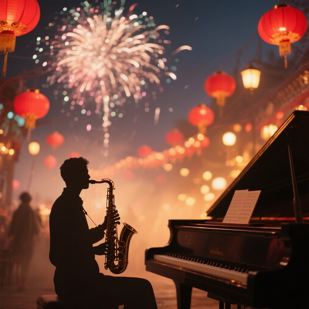 烟火里的新年 - AI音乐作品封面