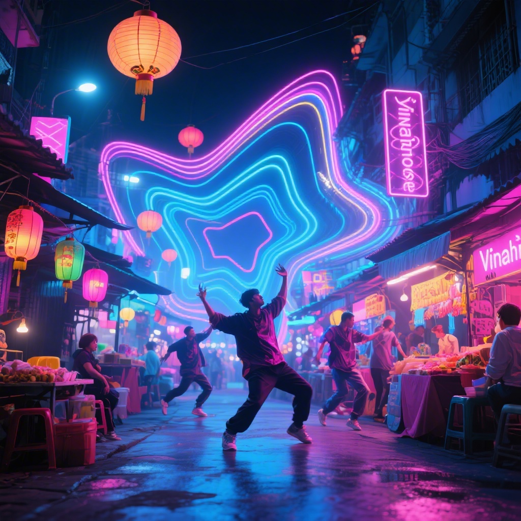 Đêm Nay Bay Lên - AI音乐作品封面