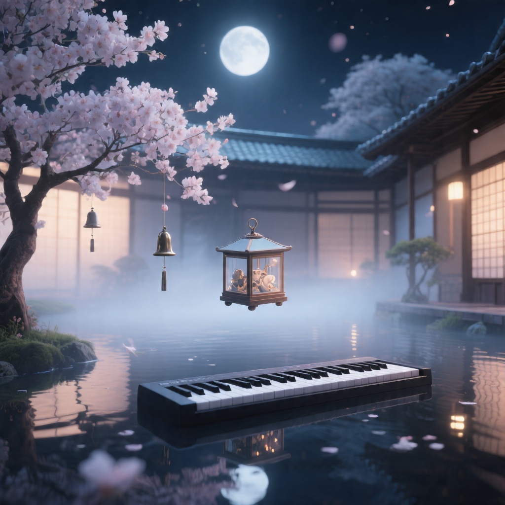 雾海八音盒 - AI音乐作品封面