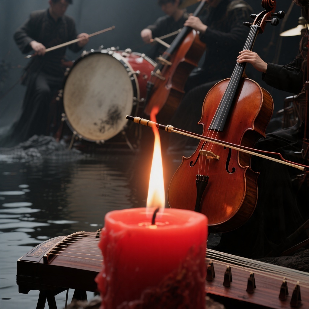 红烛死水 - AI音乐作品封面