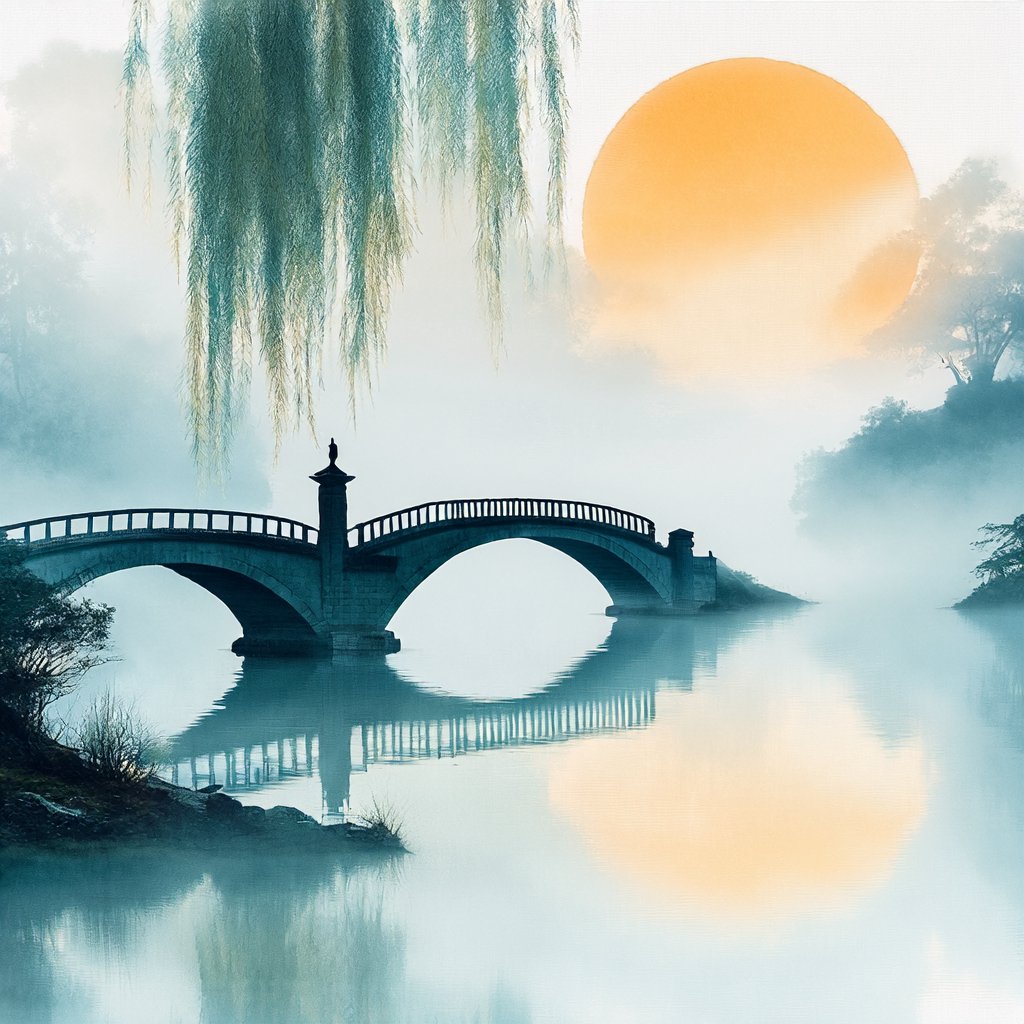 断桥互景 - AI音乐作品封面