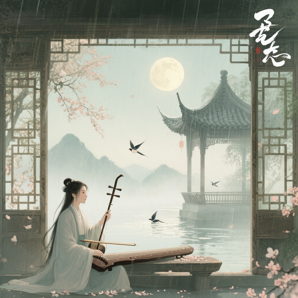 枕善长吟 - AI音乐作品封面