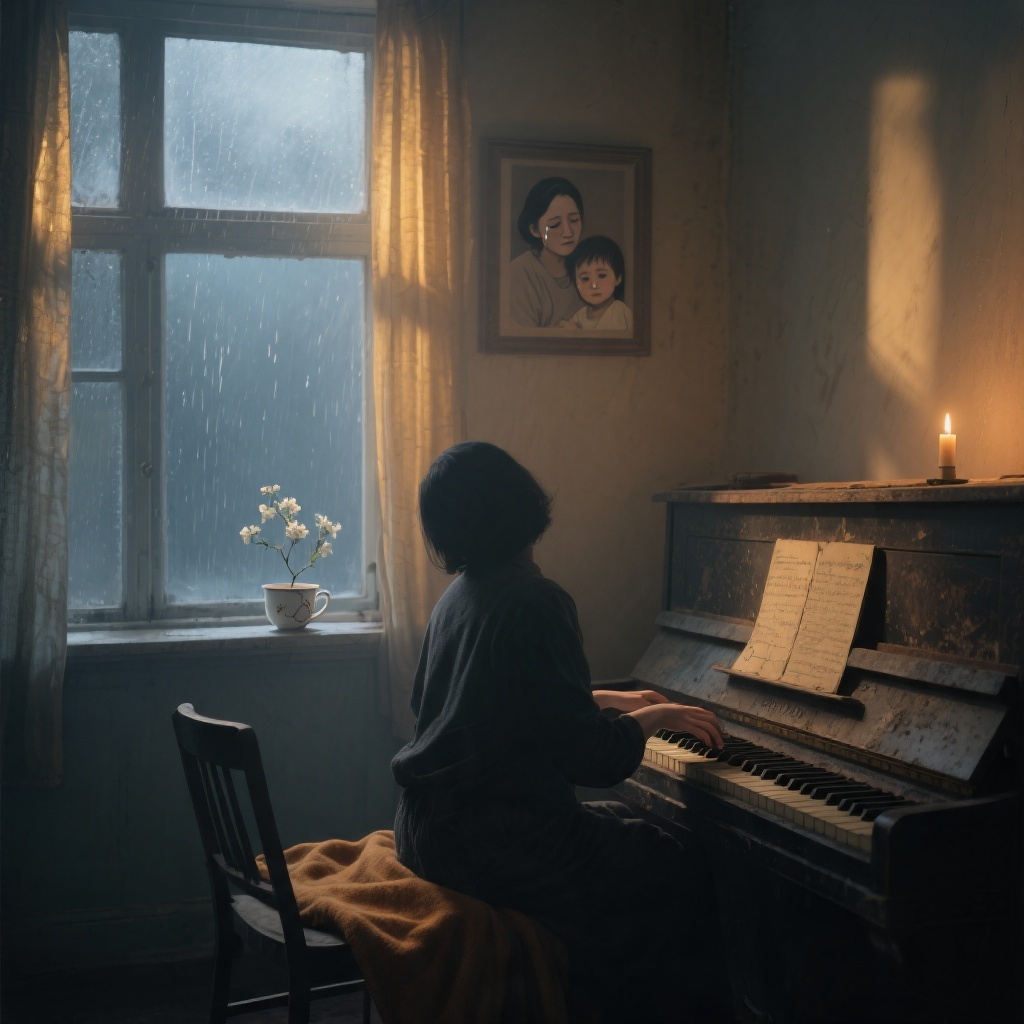 《妈妈》 - AI音乐作品封面
