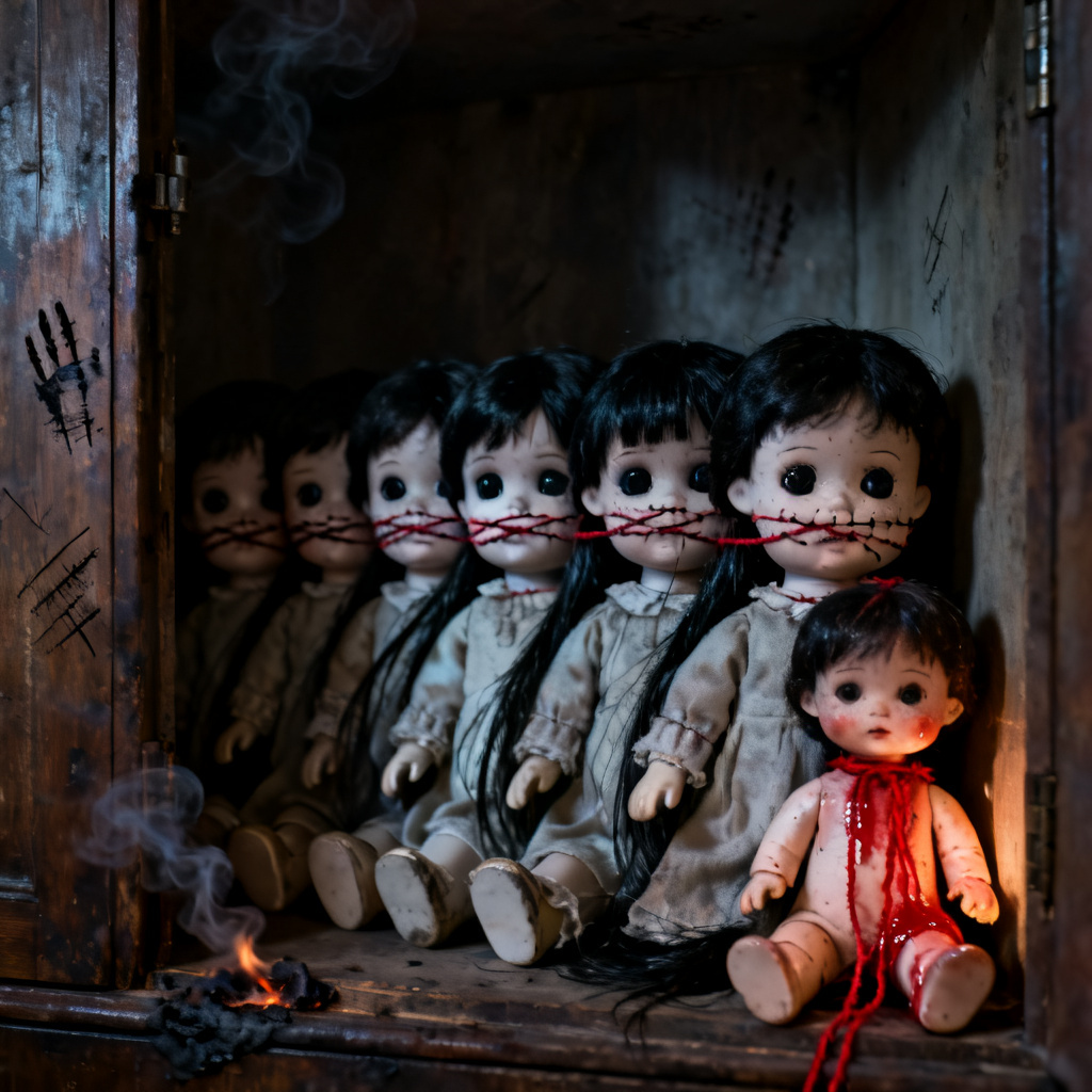 七只缝嘴的玩偶 / Die Sieben Puppen - AI音乐作品封面