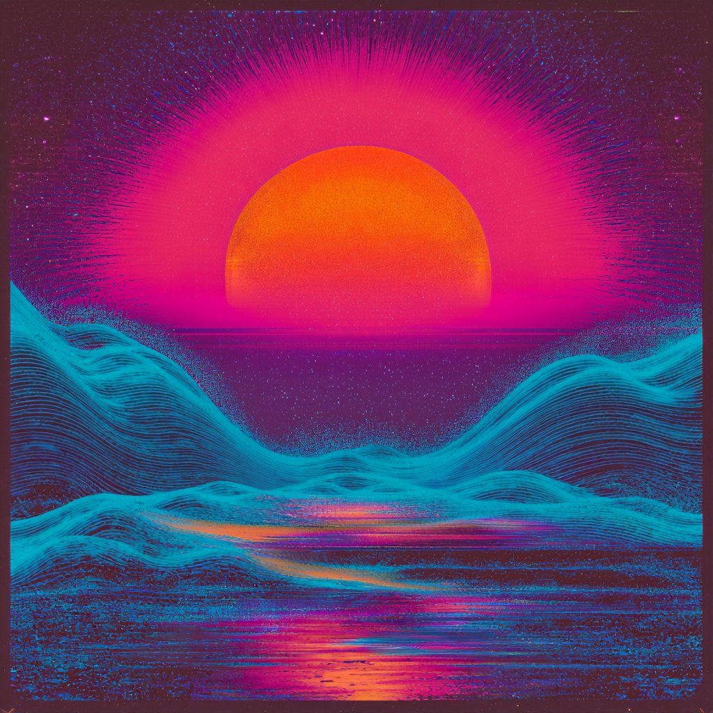 Dying Sun Hologram - AI音乐作品封面