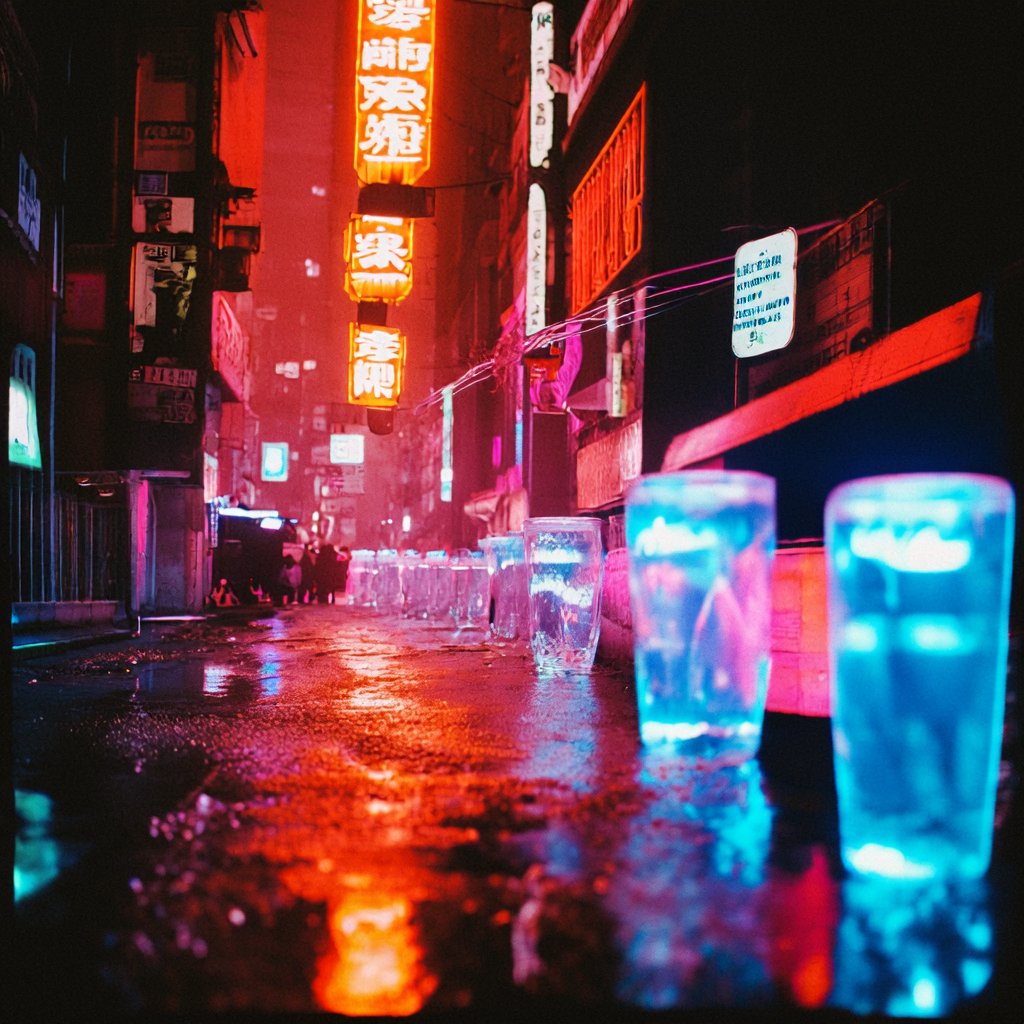 霓虹下的主唱 - AI音乐作品封面