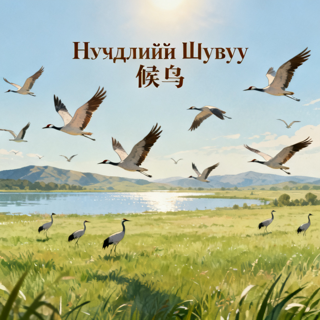 Нүүдлийн Шувуу / 候鸟 - AI音乐作品封面