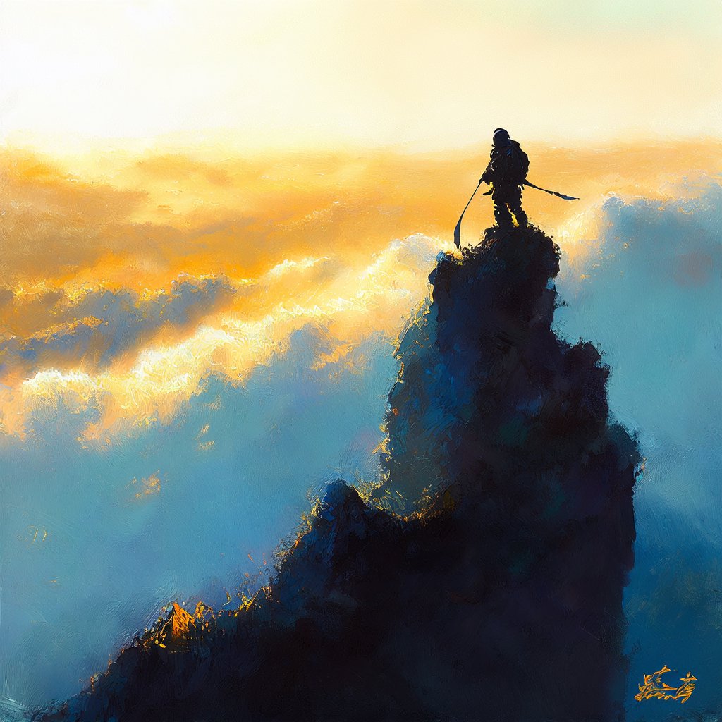 光の戦士 - AI音乐作品封面
