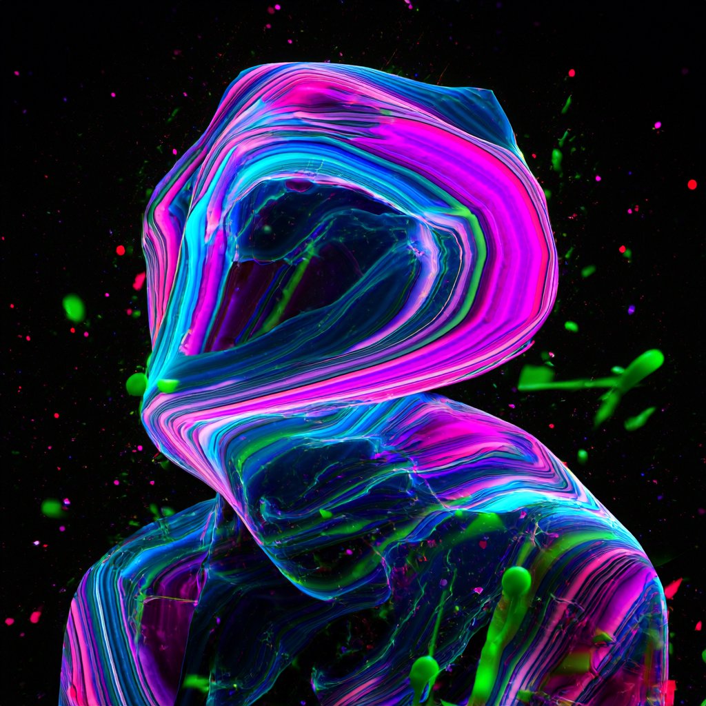 Neon Static - AI音乐作品封面