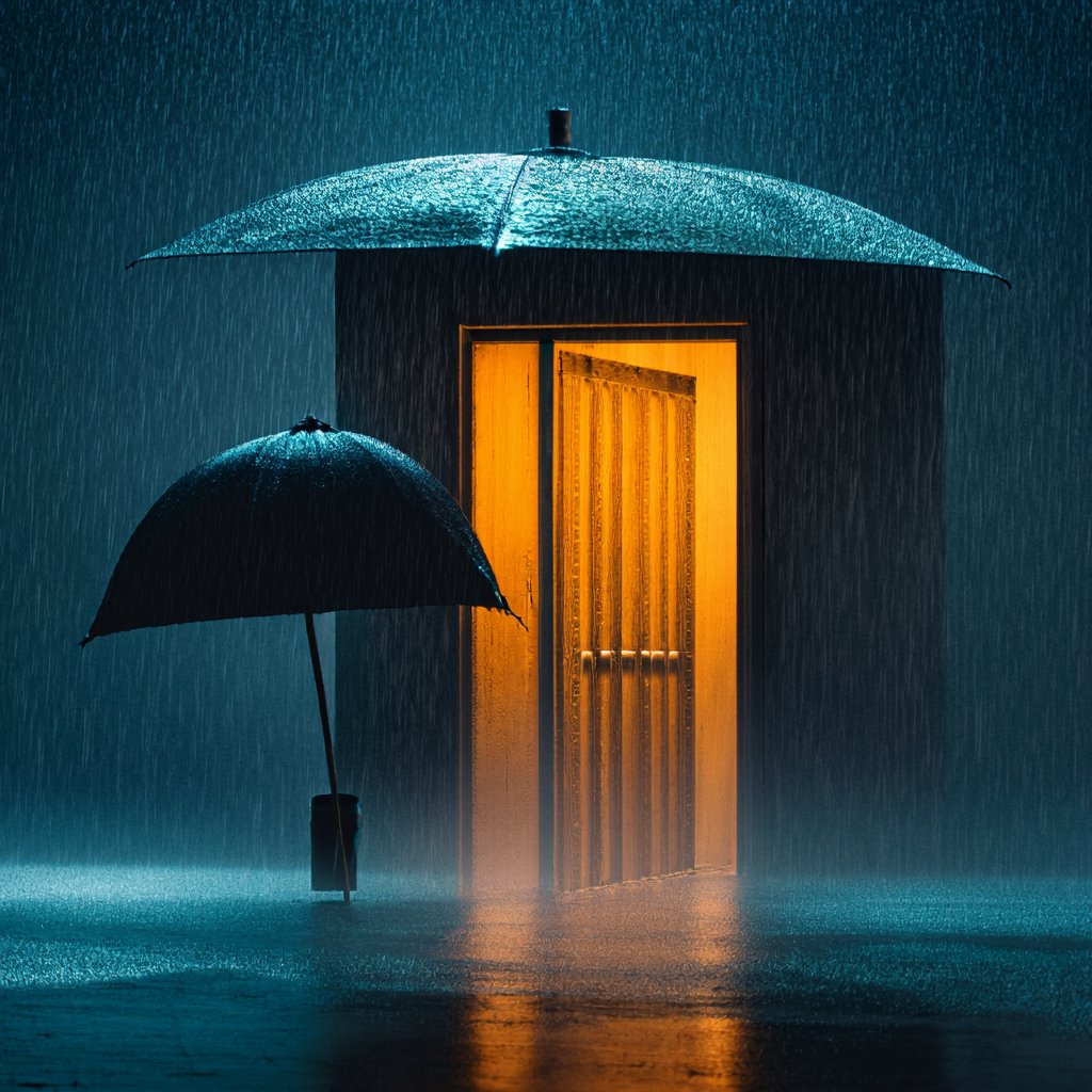 雨の隙間に - AI音乐作品封面