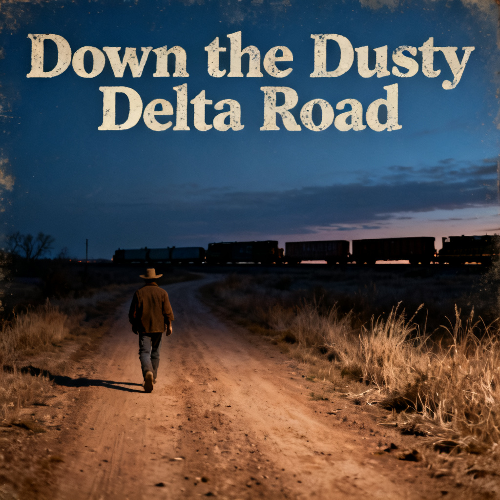 Down the Dusty Delta Road - AI音乐作品封面