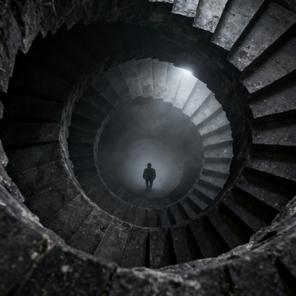 Spiral Descent - AI音乐作品封面