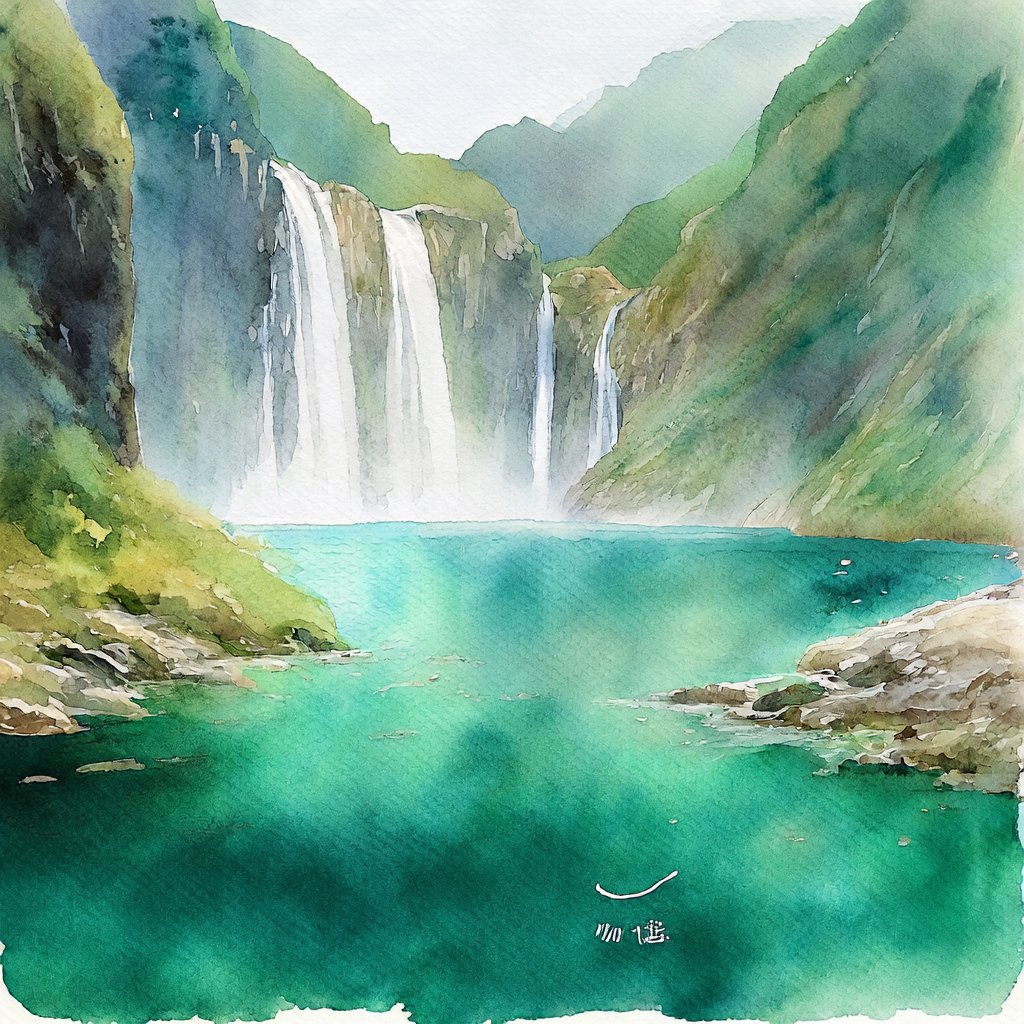 醉在这方山水间 - AI音乐作品封面