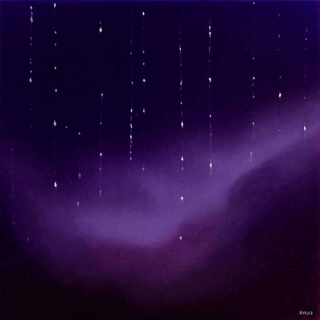 流星雨落 - AI音乐作品封面