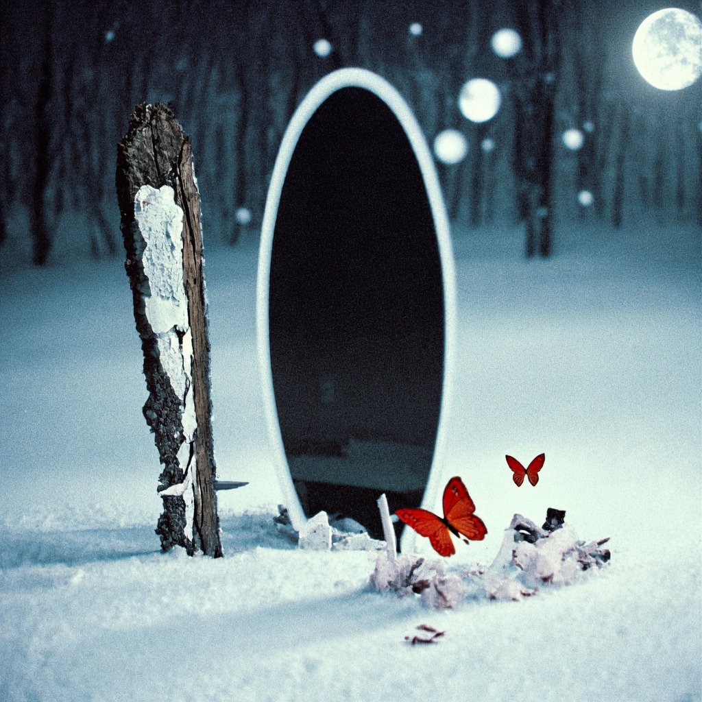 雪夜寻宝藏 - AI音乐作品封面