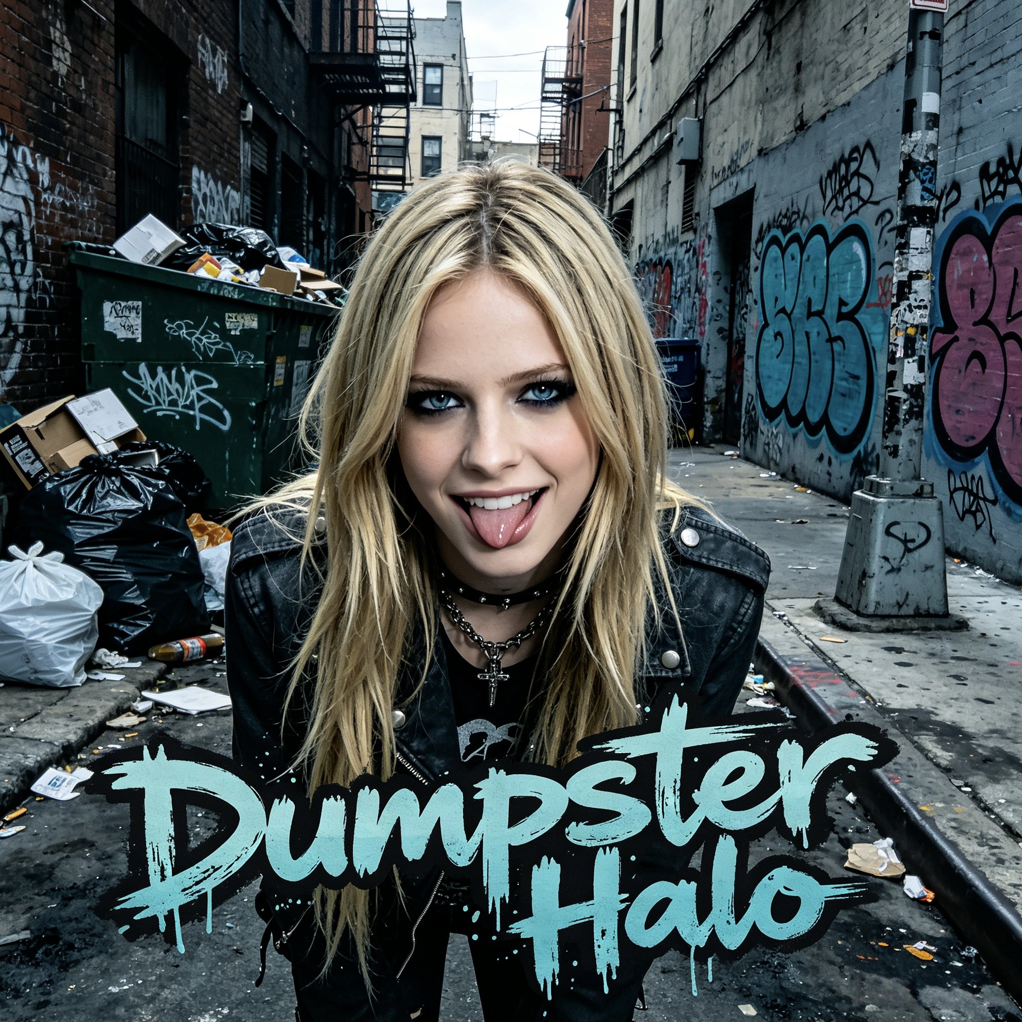 Dumpster Halo - AI 音乐作品封面