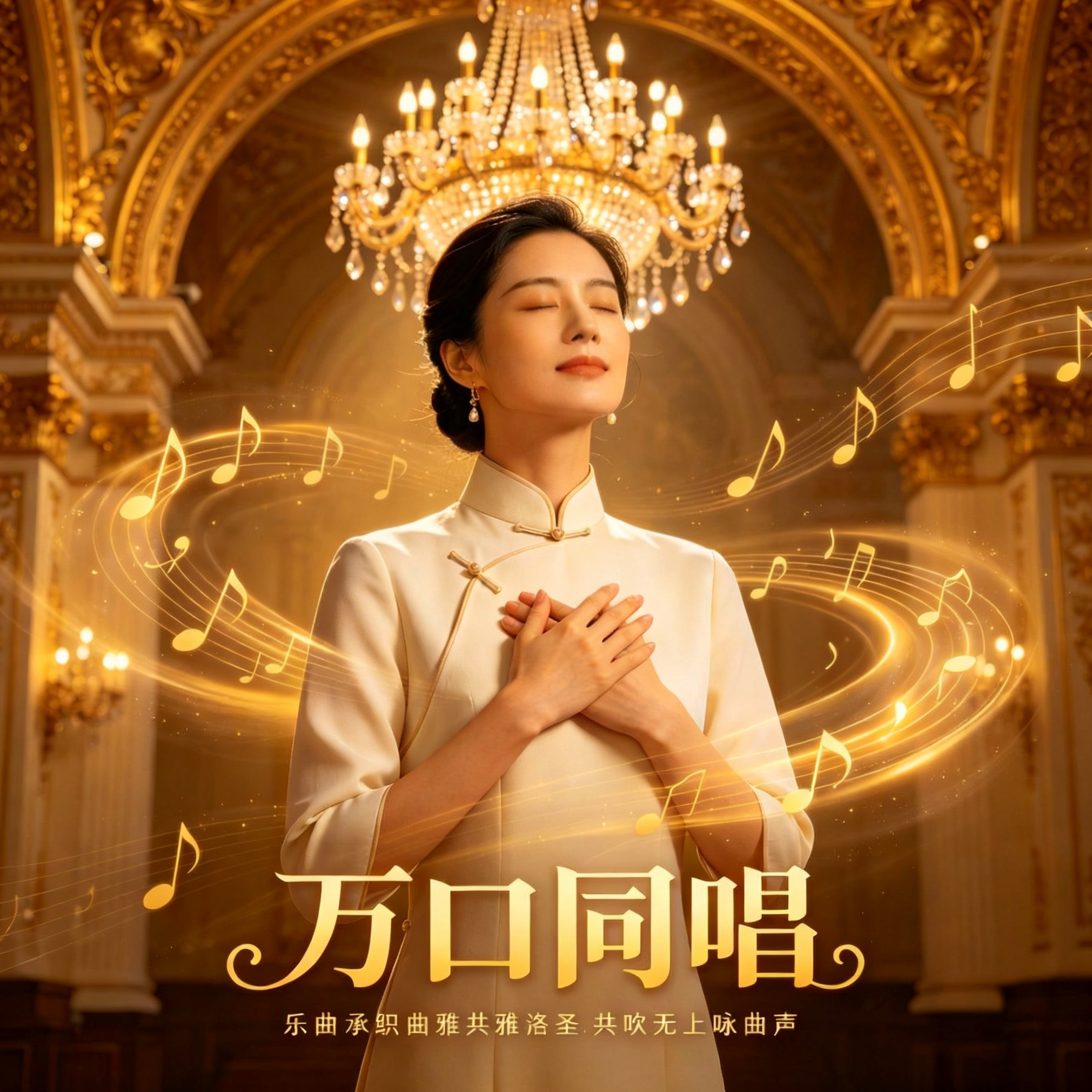 万口同唱 - AI音乐作品封面