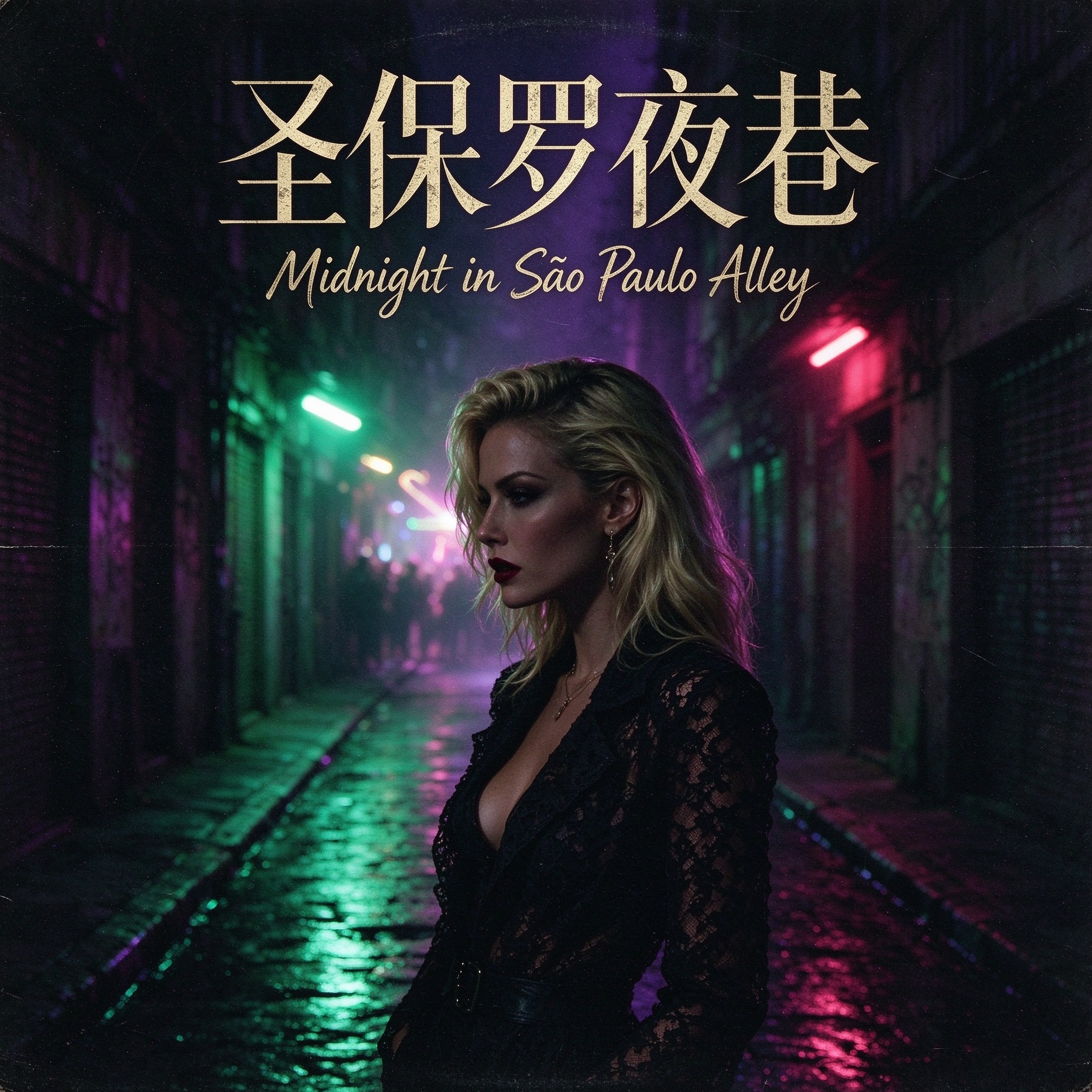 圣保罗夜巷 - AI音乐作品封面