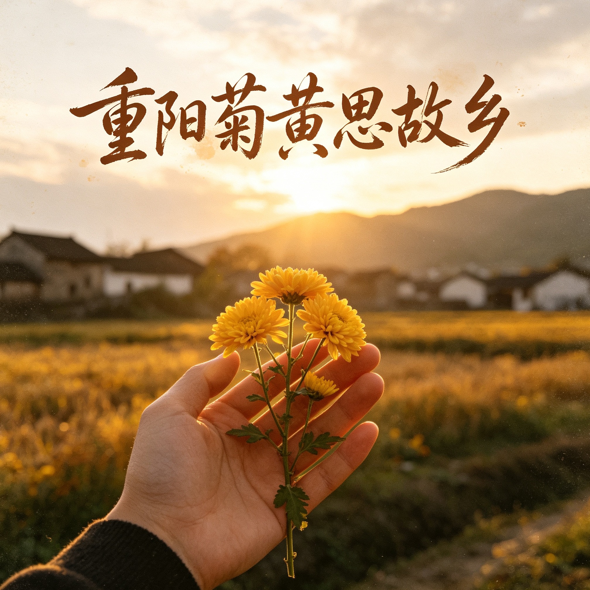 重阳菊黄思故乡
