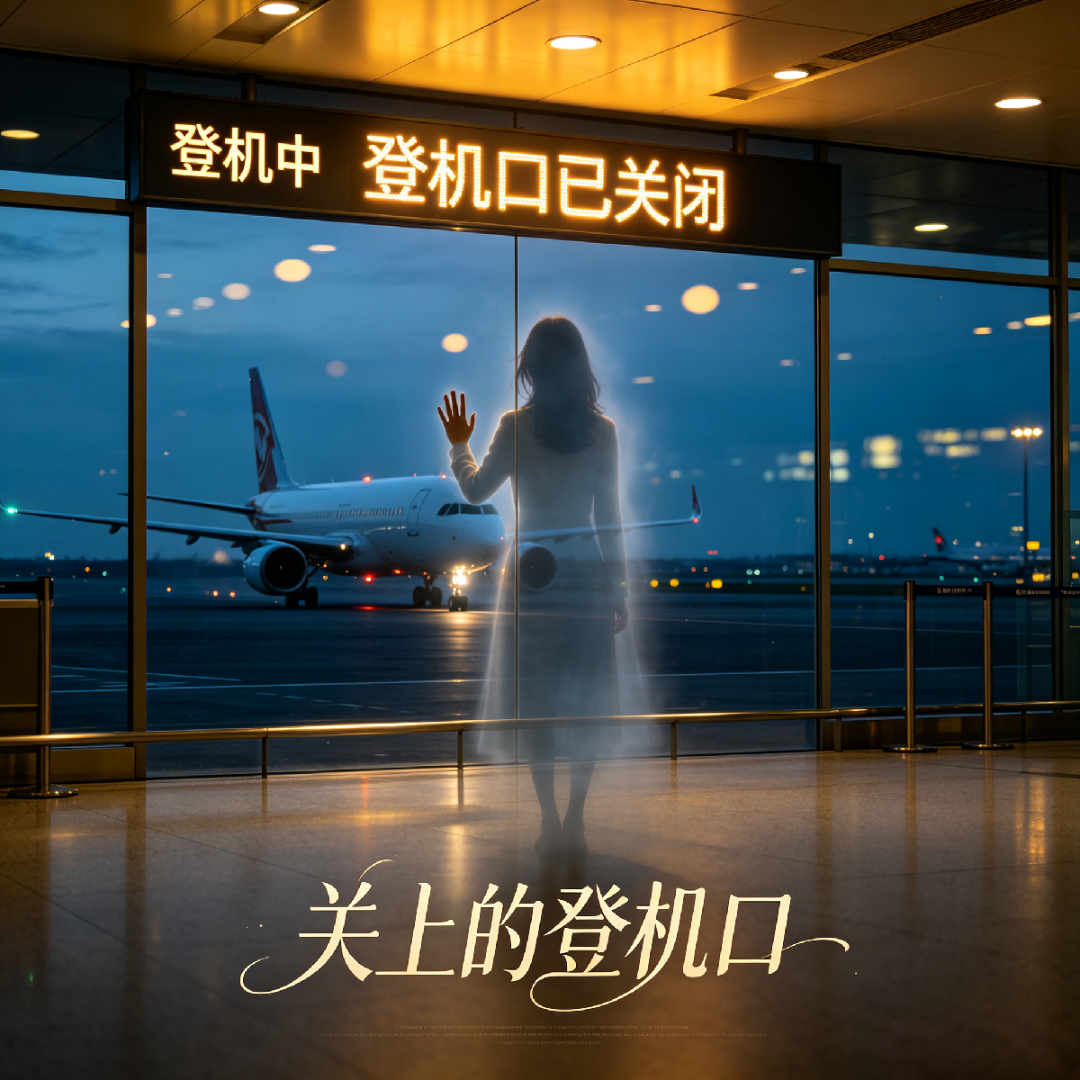 关上的登机口 - AI音乐作品封面