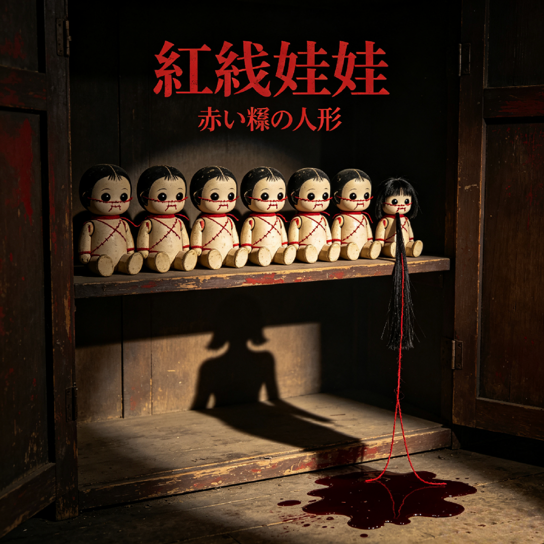 红线娃娃 - AI音乐作品封面