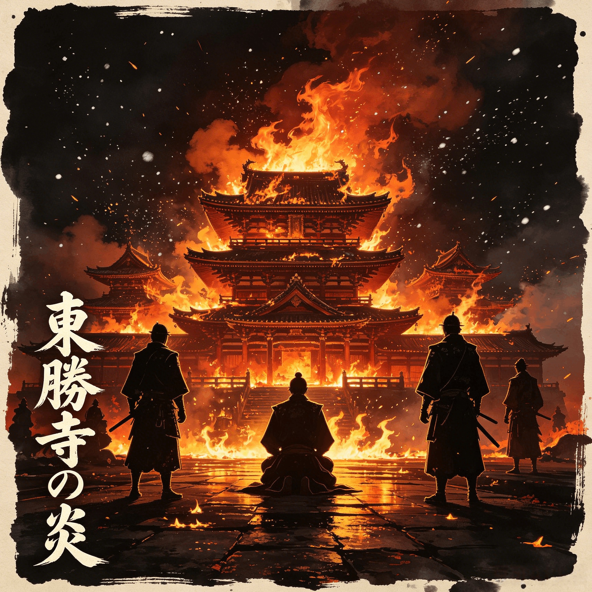 鎌倉幕府の楽章 Ⅶ -- 東勝寺の炎 - AI音乐作品封面