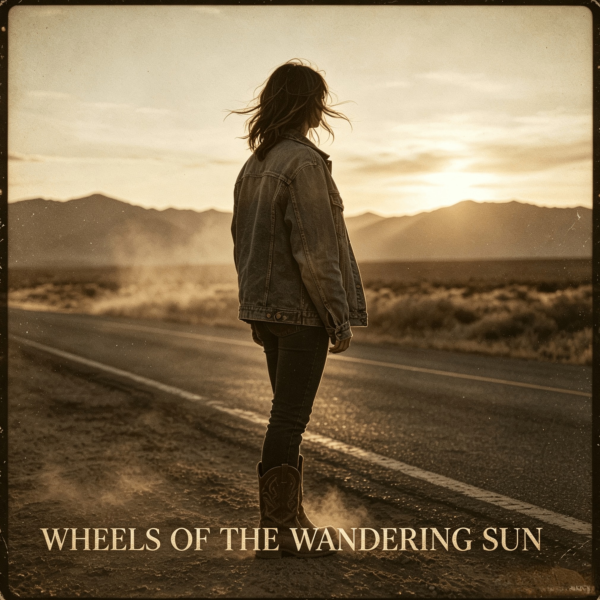 Wheels of the Wandering Sun - AI音乐作品封面