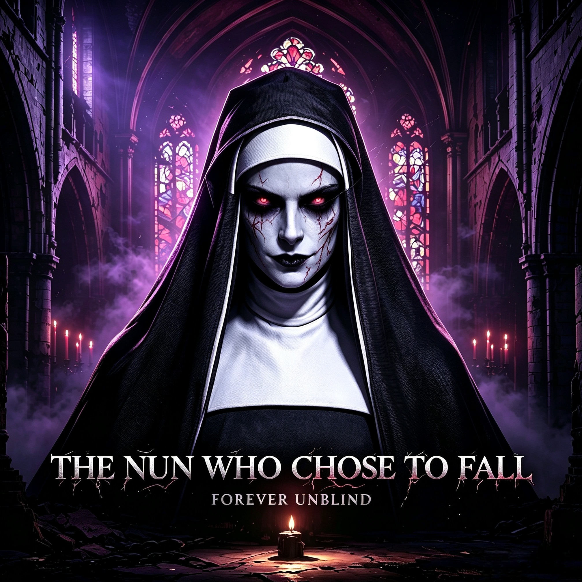 The Nun Who Chose to Fall - AI音乐作品封面