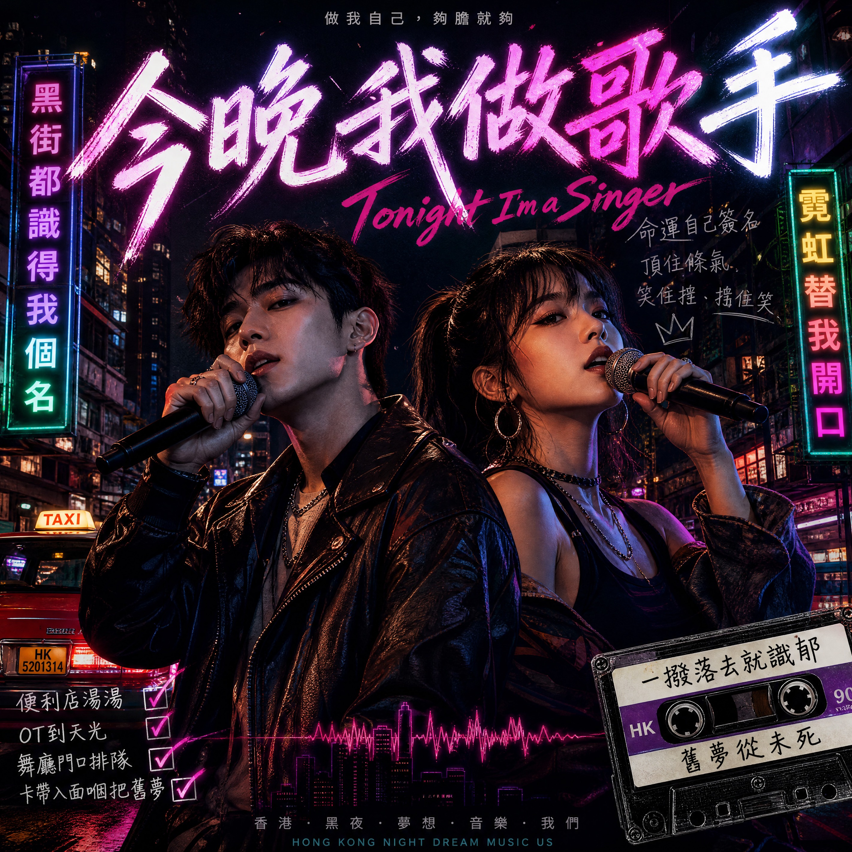 今晚我做歌手 - AI音乐作品封面