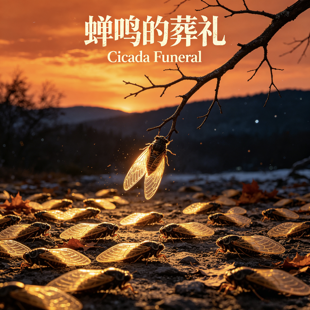 蝉鸣的葬礼 - AI音乐作品封面